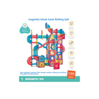 Magnetic Blocks Marble Run Diy Set (199 Pieces)