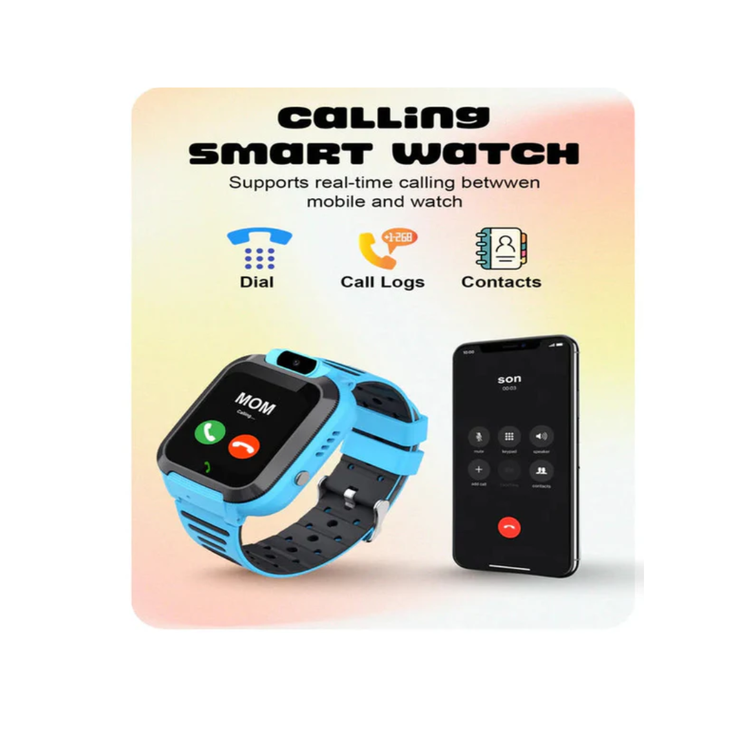 Spiky Basilisk Smartwatch With GPS For Kids Blue