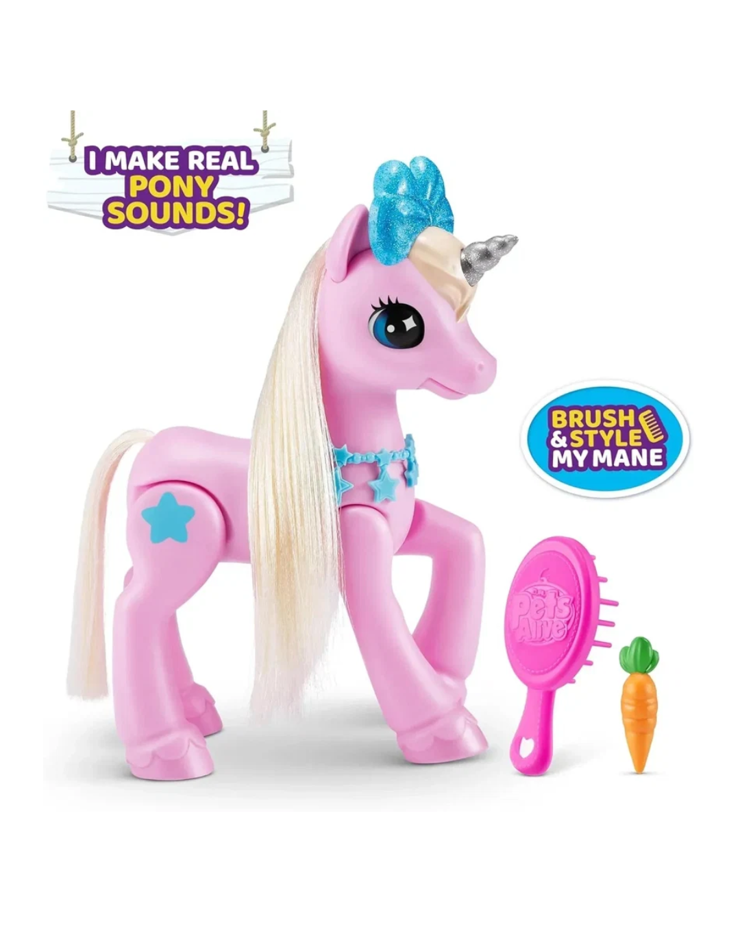 Zuru Pets Alive – My Magical Unicorn & Stable Interactive Unicorn