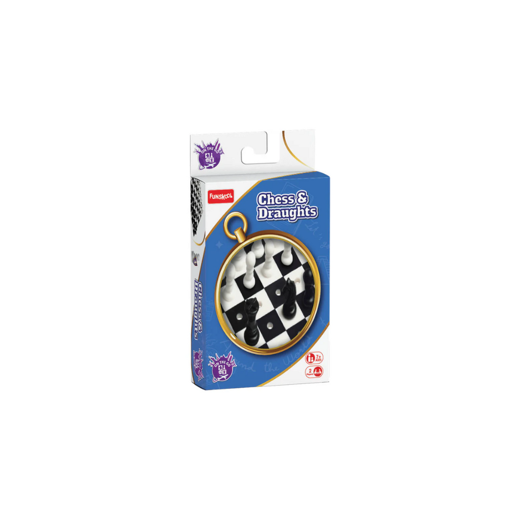 Funskool Travel Chess & Draught Game