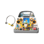 Rainbow Toys Simulation Aircraft Cockpit Busy Board Montessori Pretend Play Toy