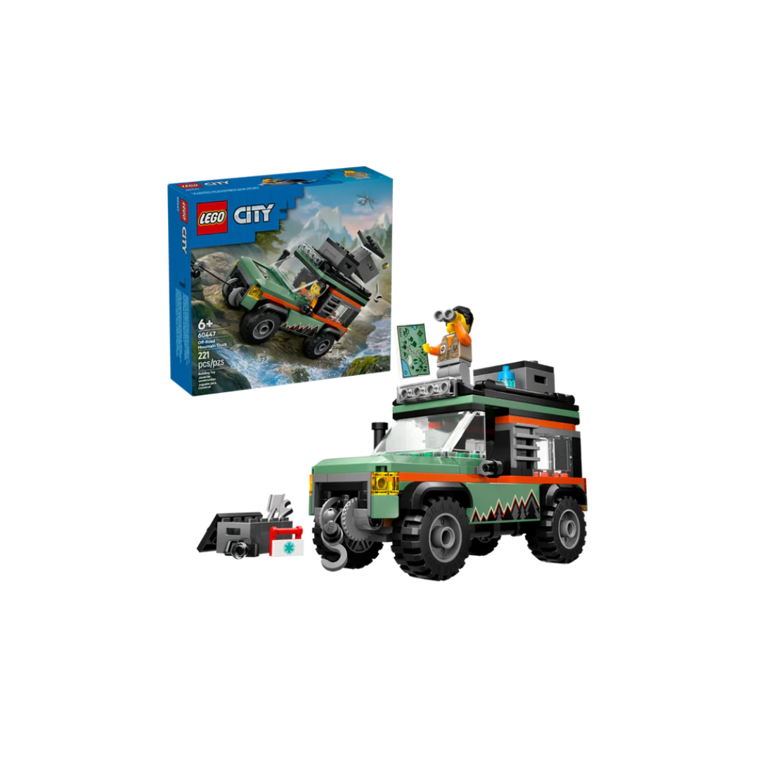 Lego 60447 City Off-Road 4x4 Mountain Truck (221 Pieces)