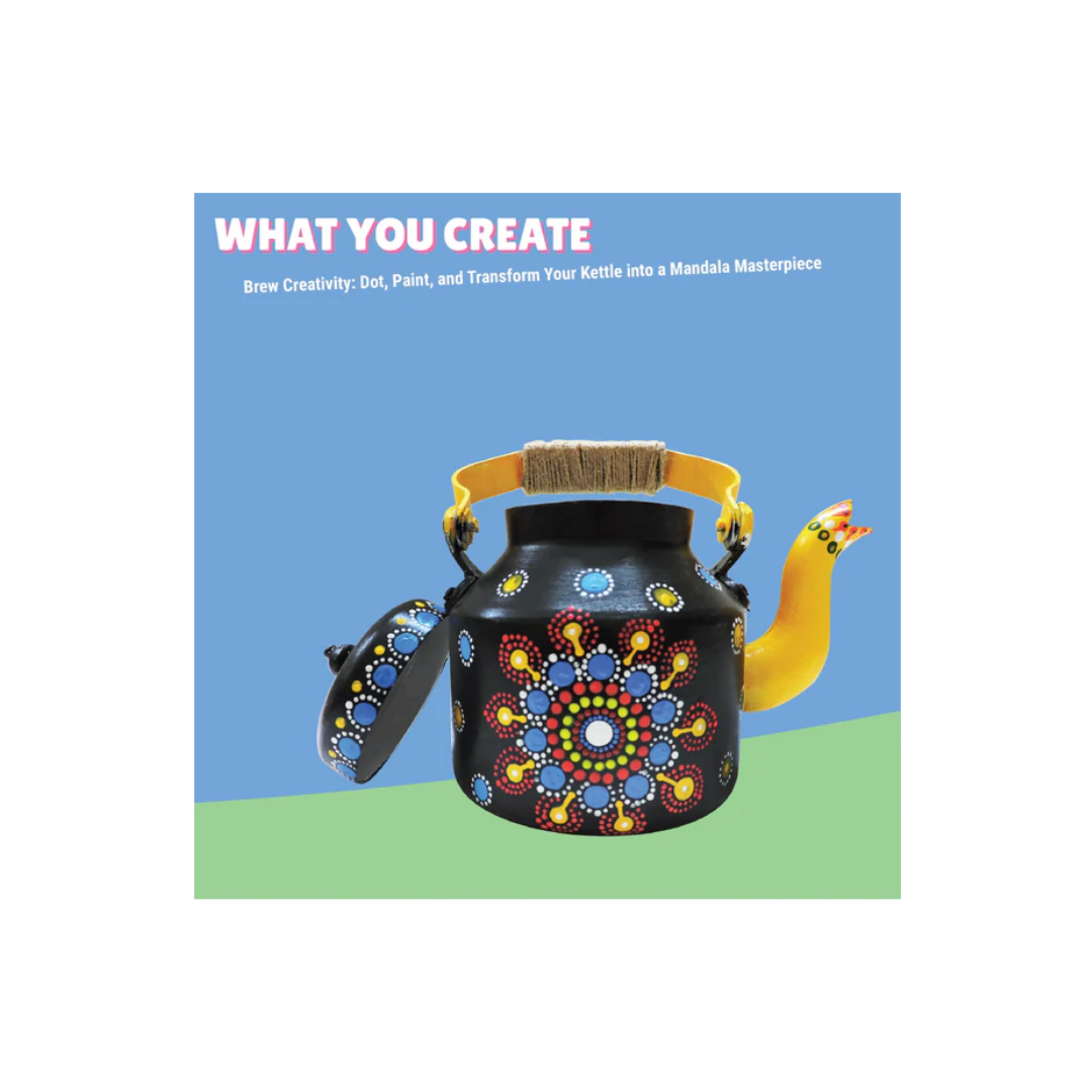 Kalakaram Dot Mandala Art Kettle Diy Activity Box