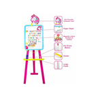 Itoys 8-in-1 Easel Board Magnetic Writing and Learning Activity Board