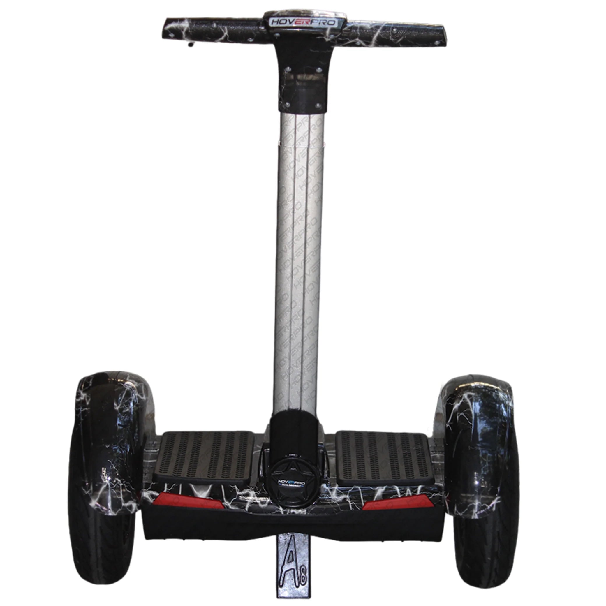Hoverpro Bluetooth Self-Balancing Scooter with Handle Bar – Black Lightning Design S11+ Miniseg Bolt with Handle Hoverboard