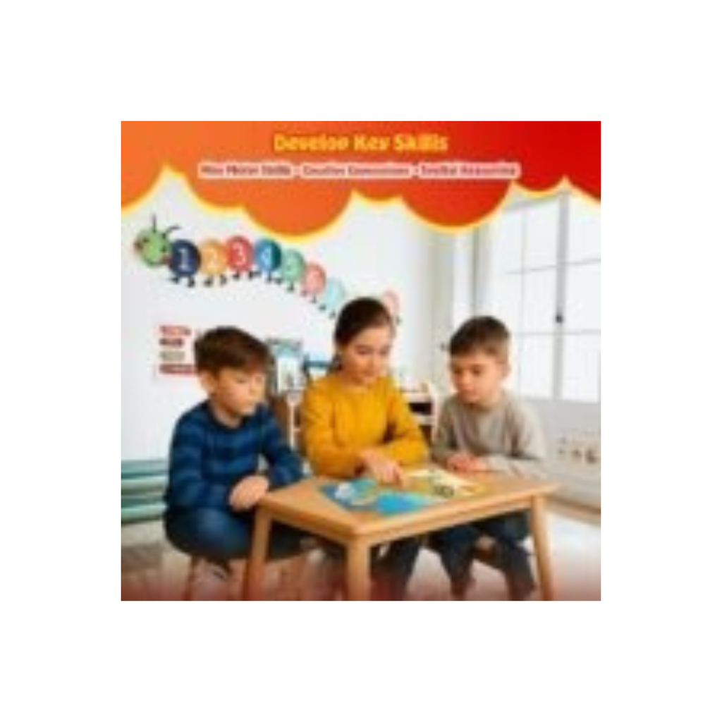 Kreeda Ramleela 2-in-1 Board Game for Kids and Adults Reusable Stickering Activity