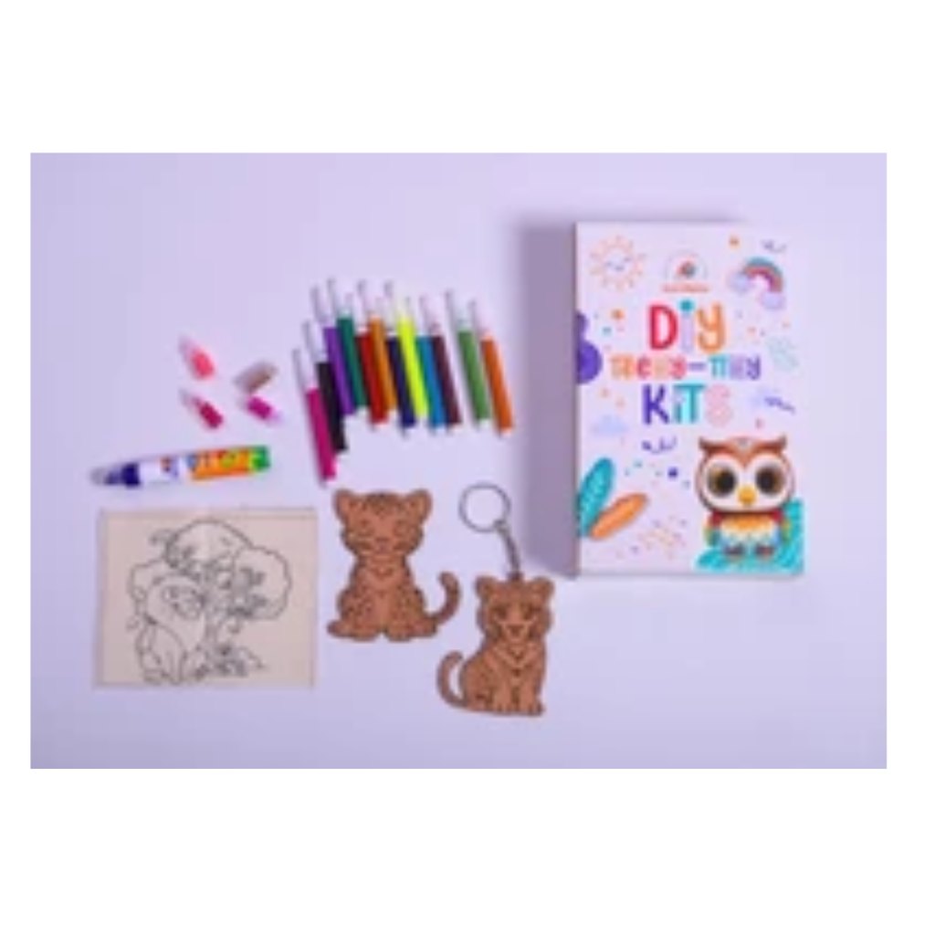 iLearnNGrow Teeny Tiny DIY Animal Painting Kit – 3-in-1 Kids Craft Set