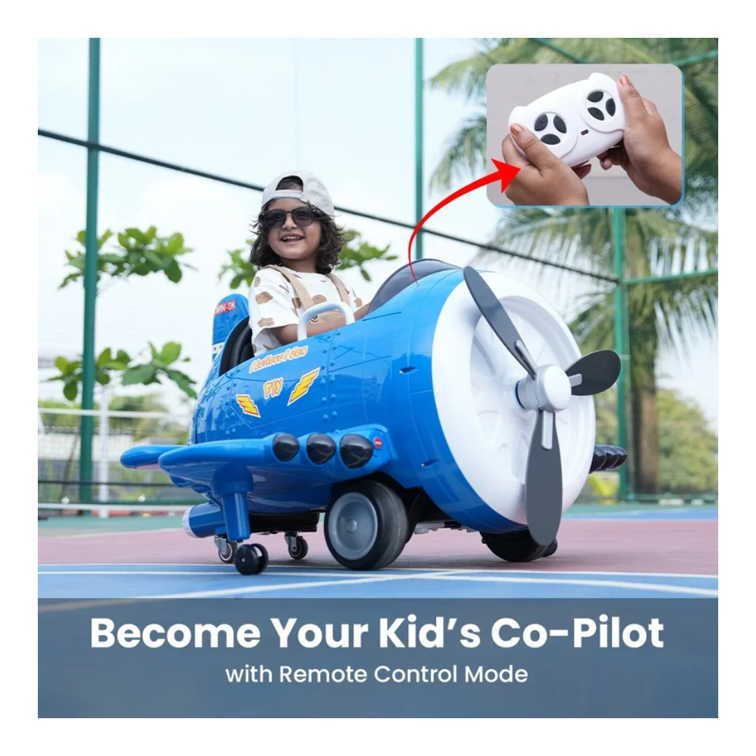 EMotorad Formula Fun Battery Oprated Helicopter Turbo Wing Blue
