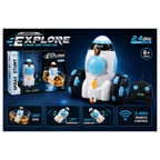 Remote Control Space Explore 2-Wheel RC Drift Stunt Car with 360° Spin