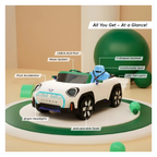Emotorad Formula Fun Battery Oprated  Car Mini Cooper Aceman -White