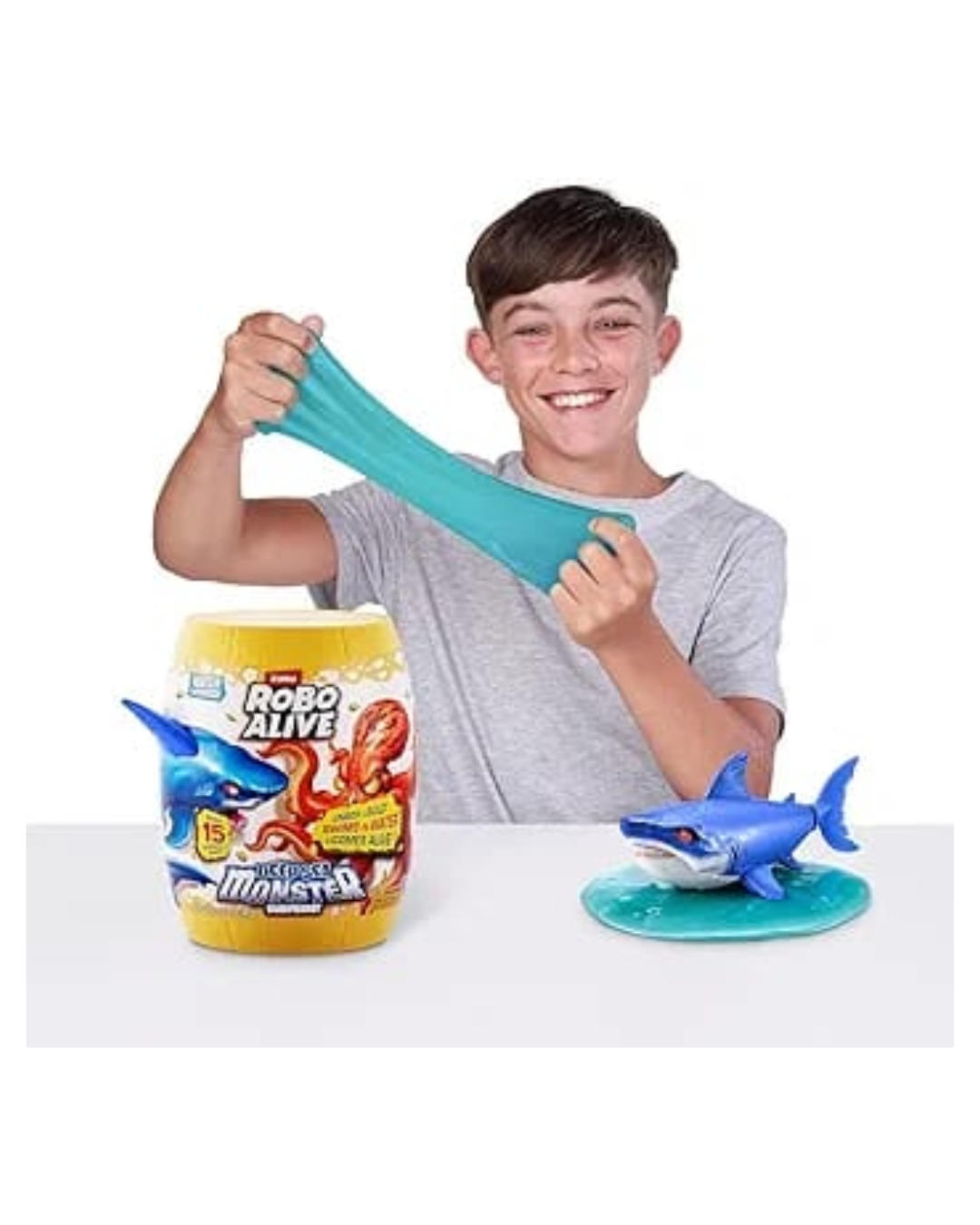 ZURU Robo Alive Deep Sea Monster Surprise Barrel Toy