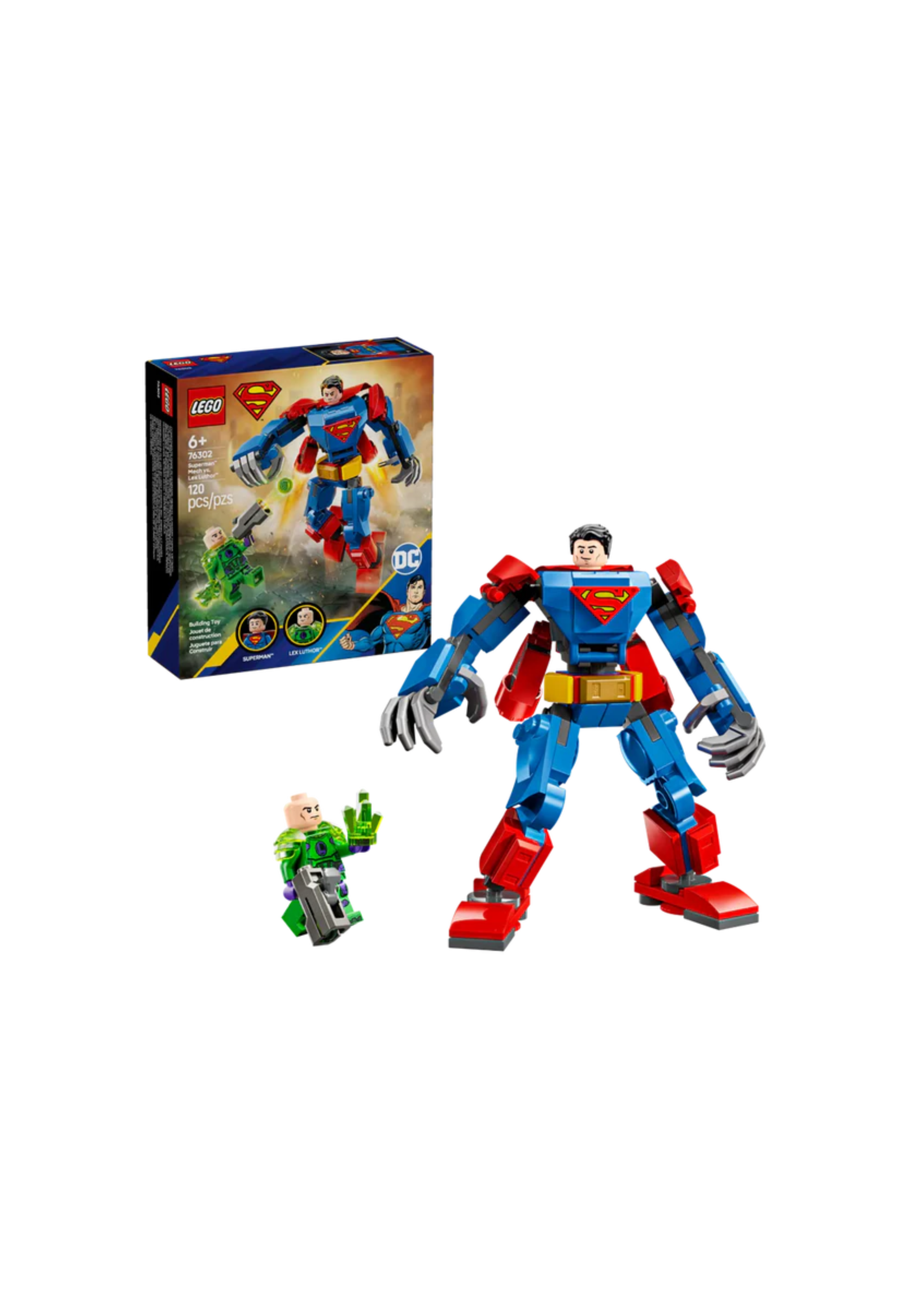 Lego 76302 Super Heroes DC Superman Mech Vs. Lex Luthor (120 Pieces)