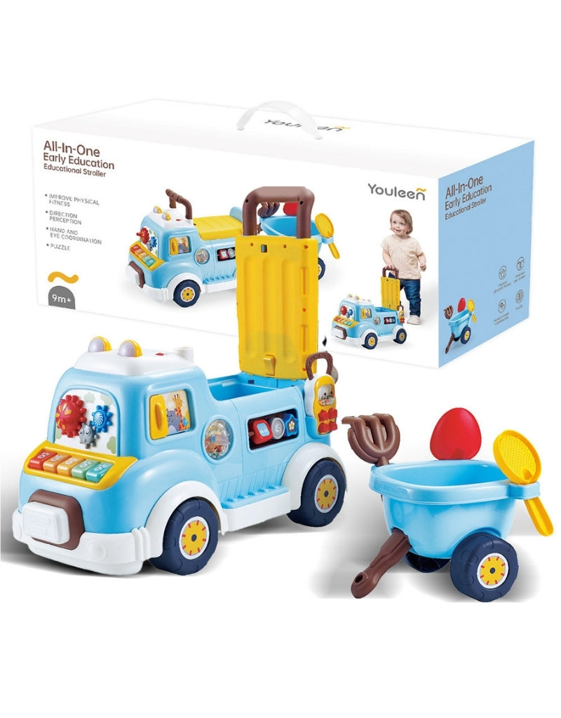 Youleen All-In-One Early Educational Stroller Car bus Musical