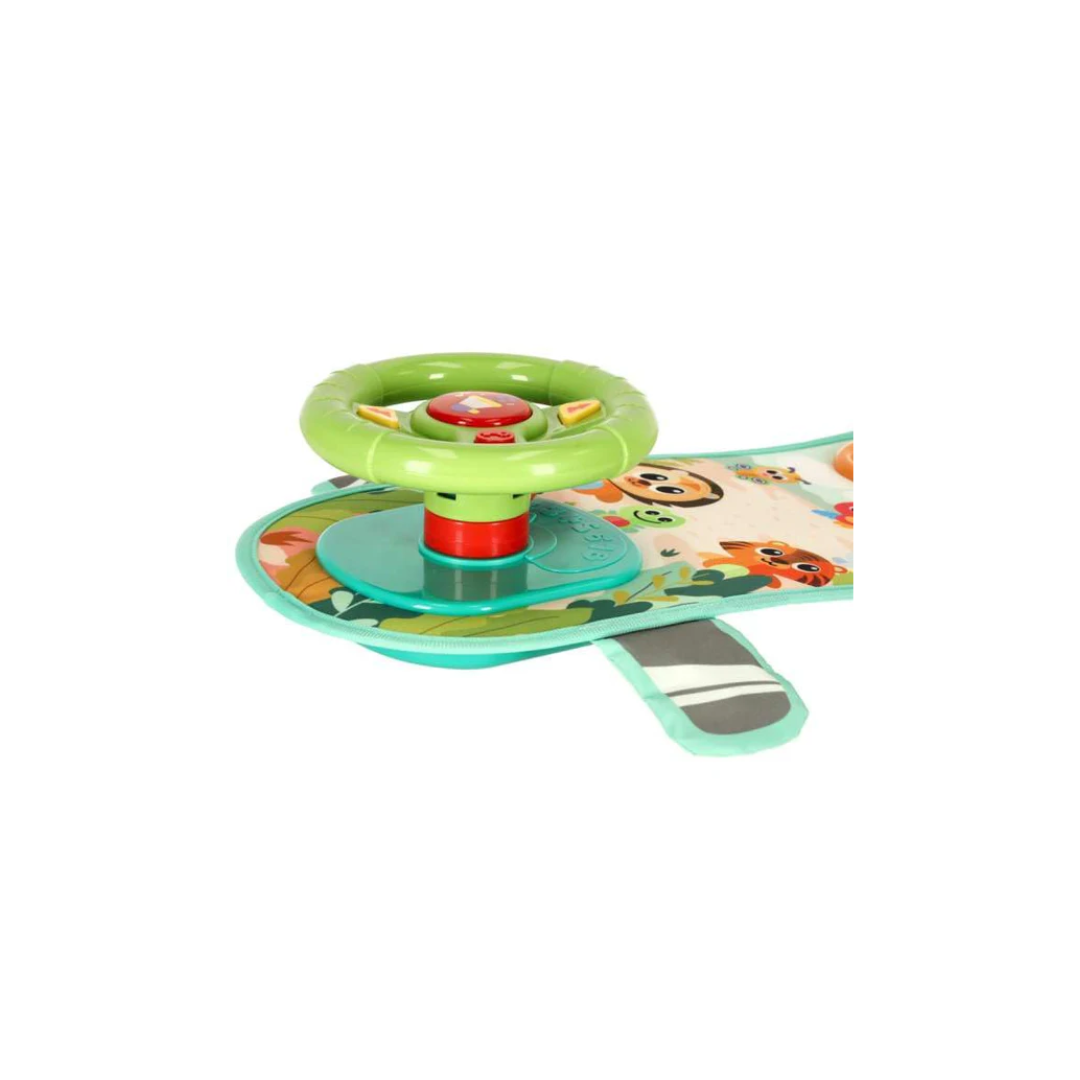 Hola Baby Car Steering Wheel with Lights Music Indicator and Horn Pretend to Drive Toy