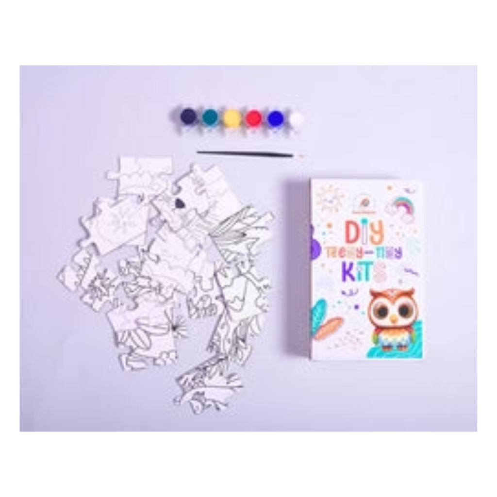 ilearnngrow Teeny Tiny DIY Puzzle Set of Two for Kids Multi-Craft Kids Puzzle Kit