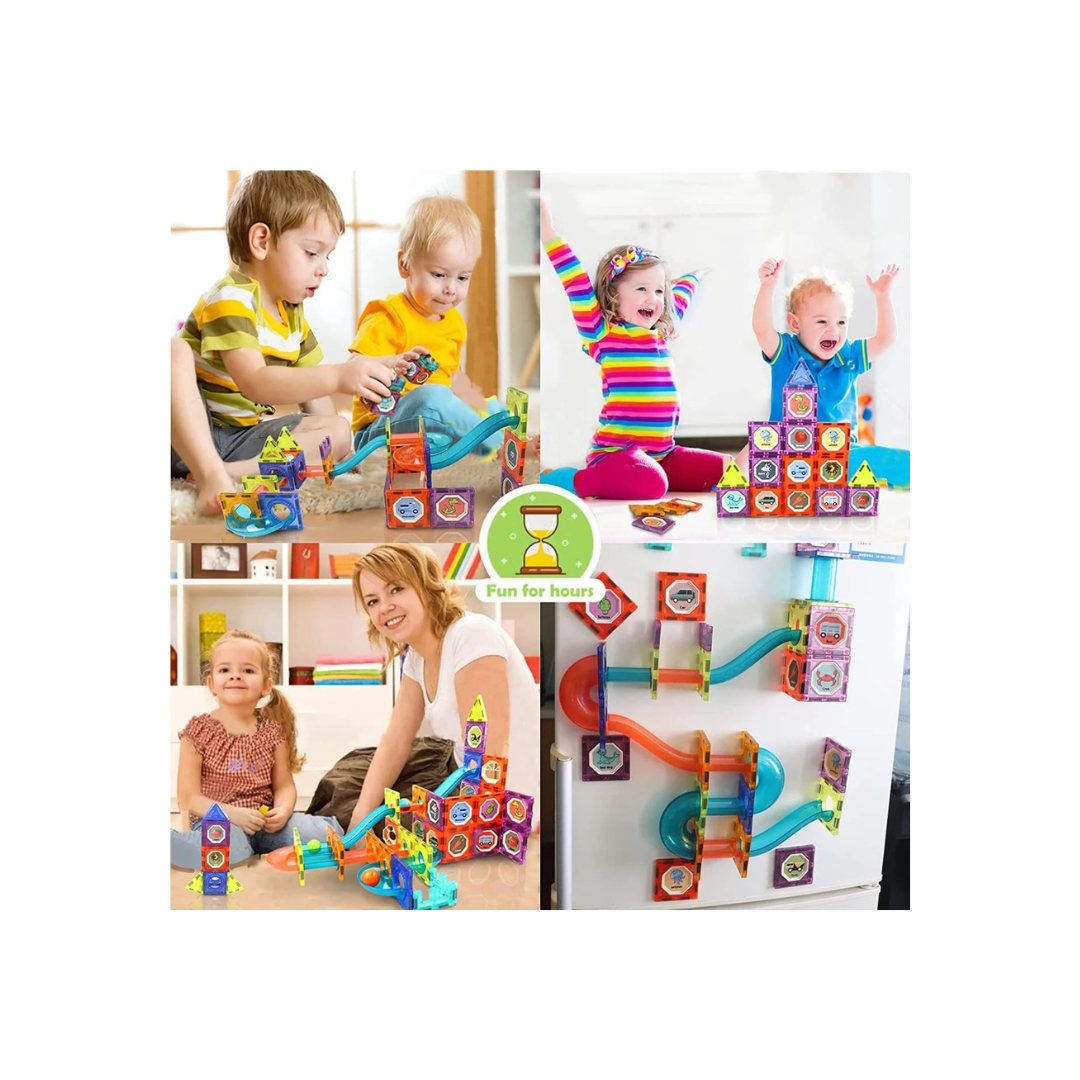 Dige Light Magnetic Tiles Building Blocks for Kids (49 Pc)
