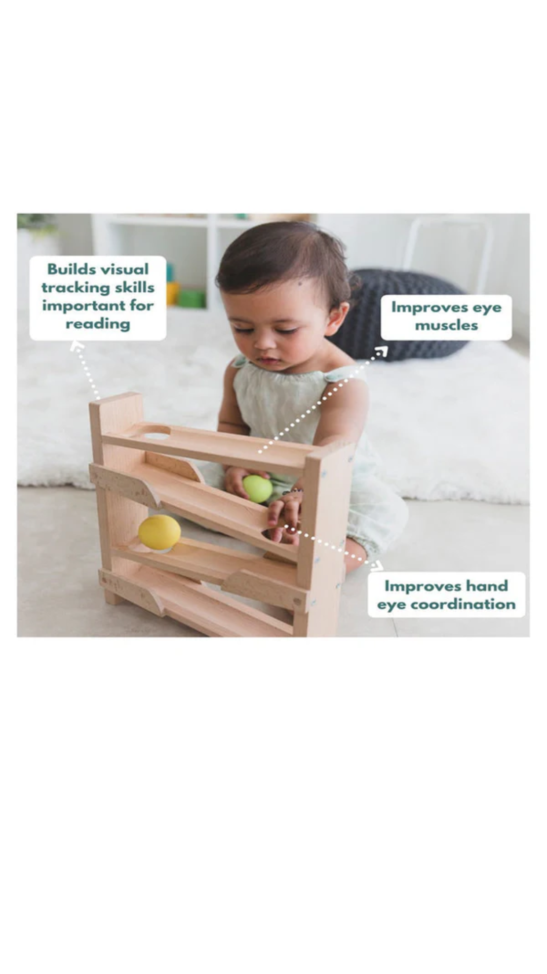 Curious Cub Wooden Montessori Box- 11 Months + (Level- 6)