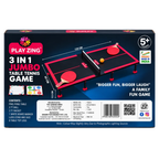 Play Zing 3-in-1 Jumbo Table Tennis, Ludo & Drawing Board Game – 120 CM