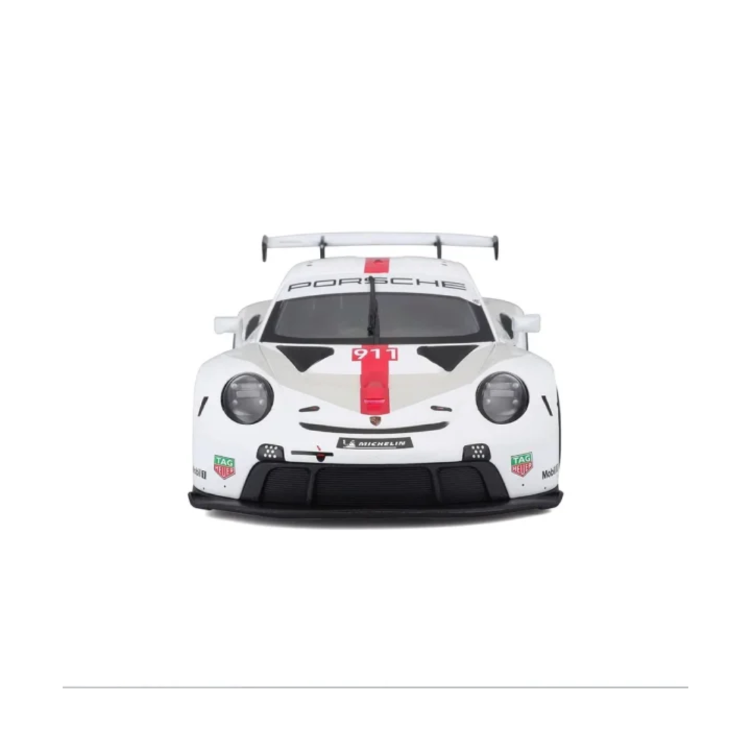 Burago 1/24 Scale Porsche 911 RSR (White) Diecast Car