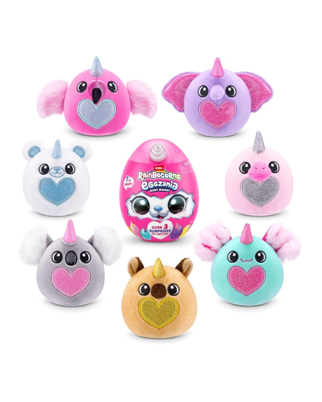 ZURU Rainbocorns Eggzania Baby Mania Surprise Egg Toy