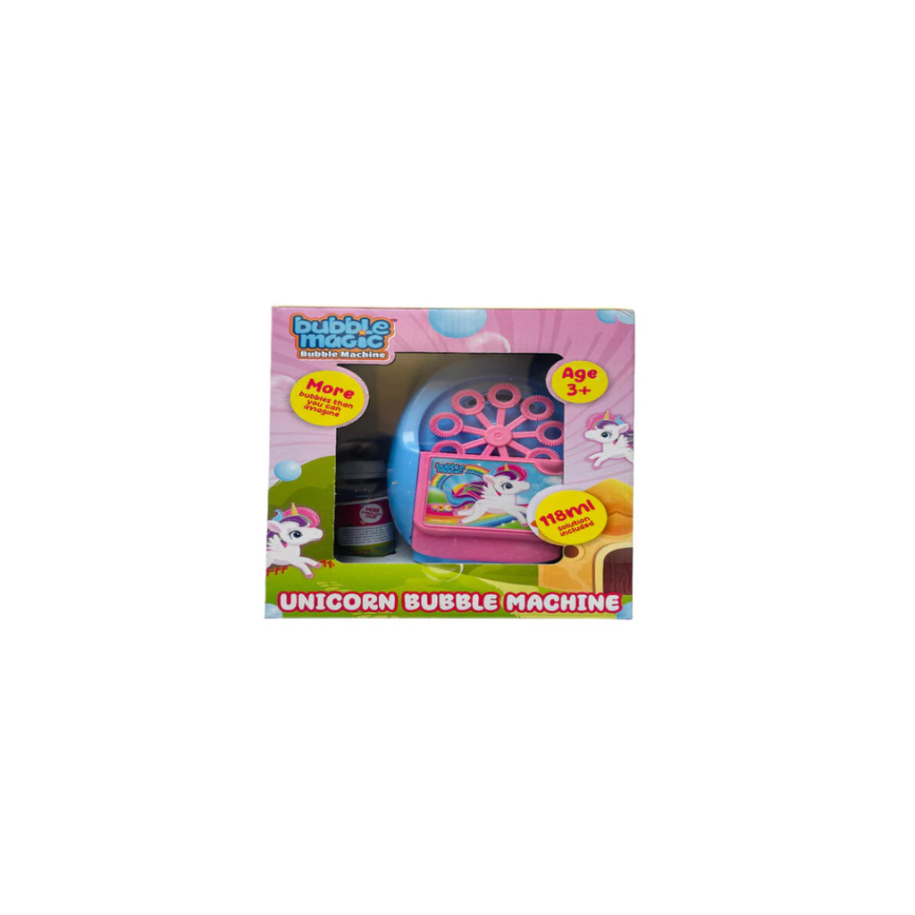 Win Magic Bubble Magic Bubble Machine For Kids Unicorn