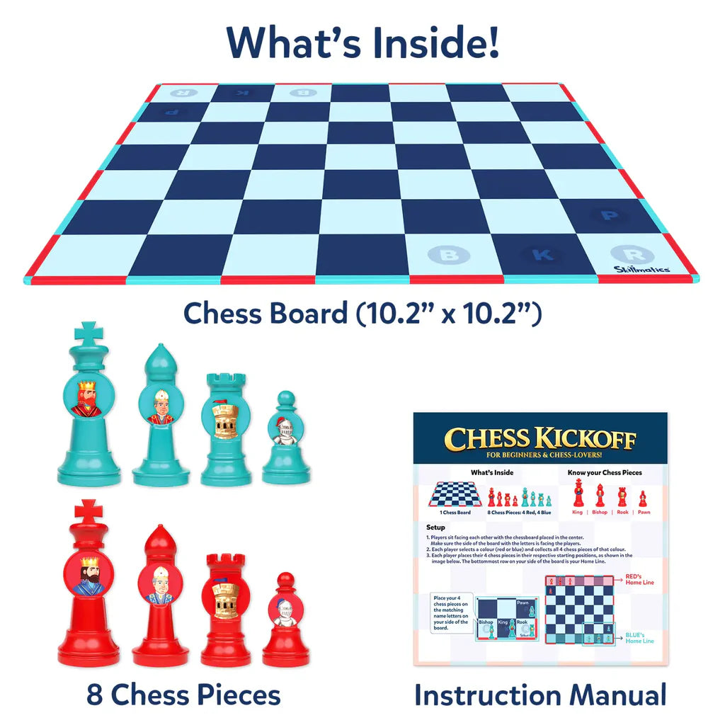 Skillmatics Chess Kickoff  Beginner Chess Game