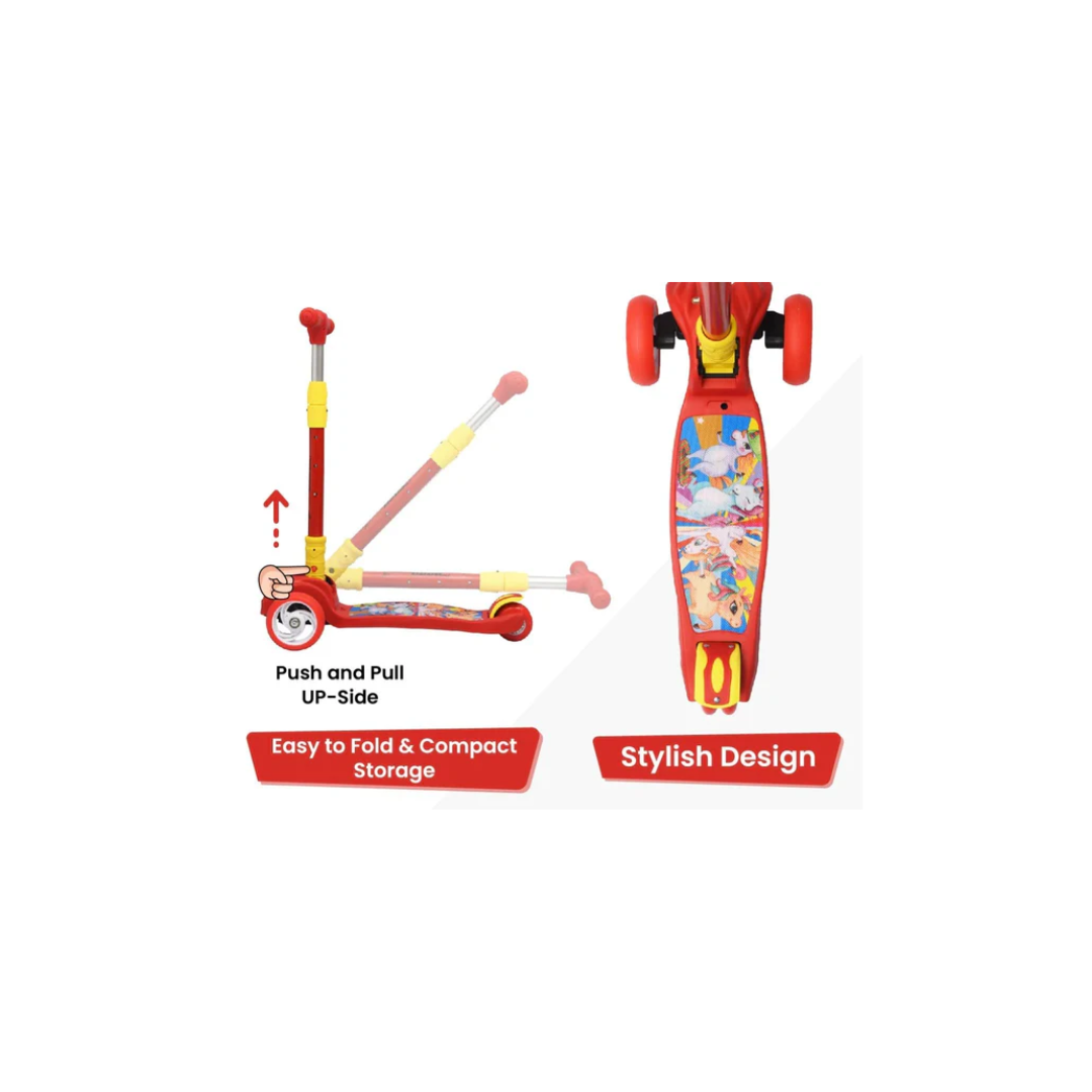 R for Rabbit Road Runner Scooter- Red