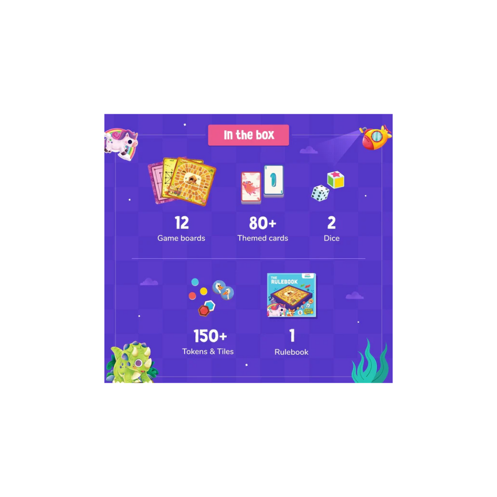 Bloomingo Game On 20 In 1 Board Game, 4Y+