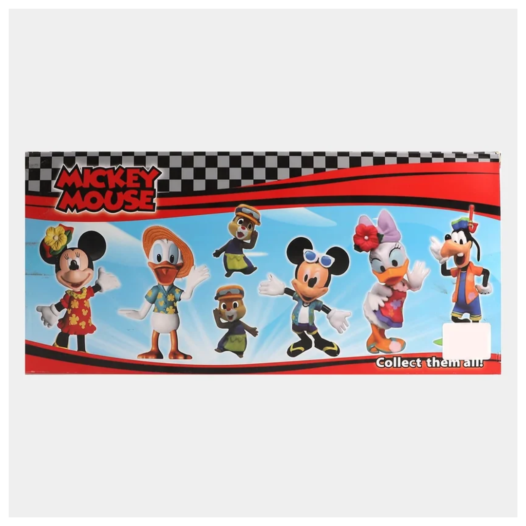 Mickey Mouse Cartoon Character Figure Set – Collectible Mini Figures Set for Kids