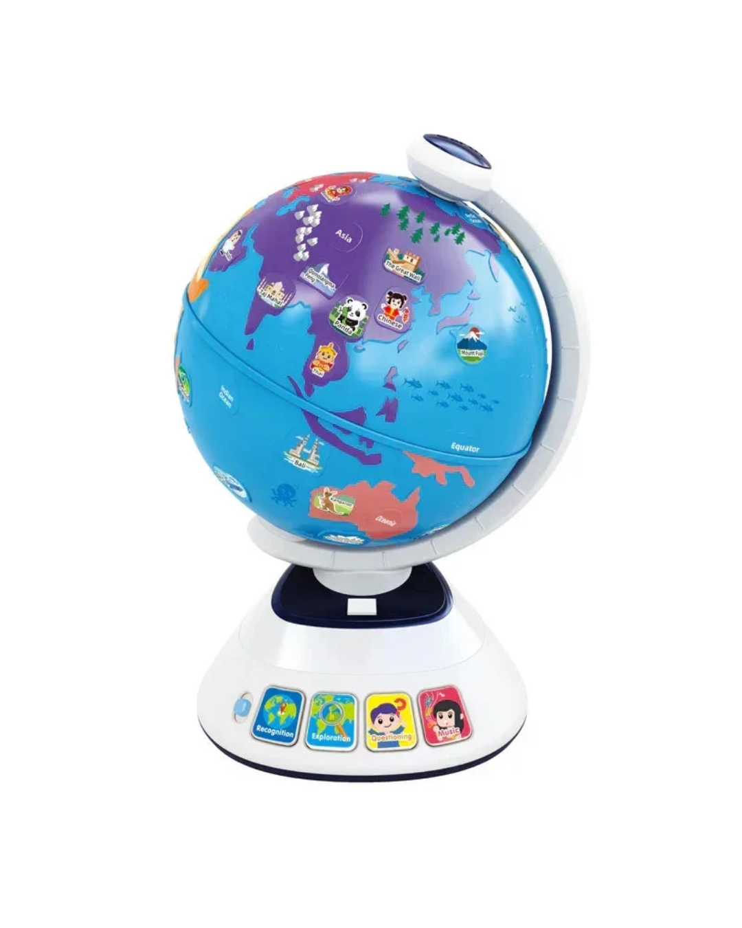 Hola Touch & Discover Globe Interactive Educational Talking Globe for Kids 48 Touch Points 4 Learning Modes Geography Learning Toy