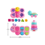 Fisher-Price Sit & Play Learning Bundle – 4 Activity Toys 6M+