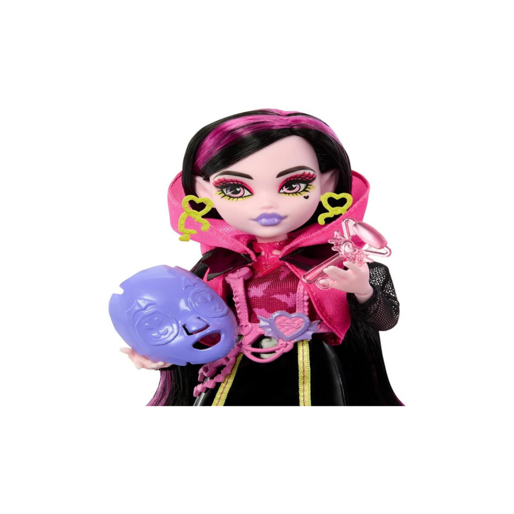 Mattel Monster High Doll, Draculaura, Skulltimate Secrets: Neon Frights