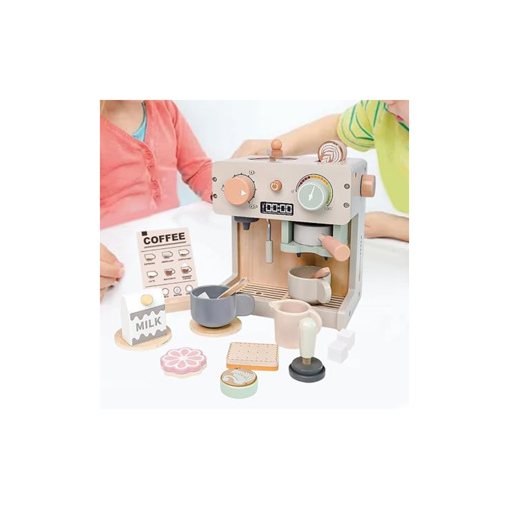 Rainbow Toys My Wooden Little Coffee Maker Set