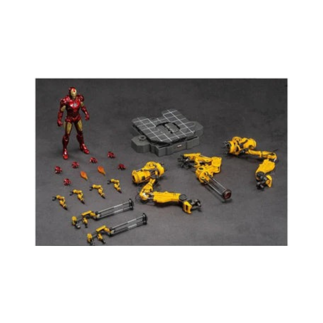ZD Toys: Iron Man MK4 With Suit-Up Gantry - 7In Action Figure