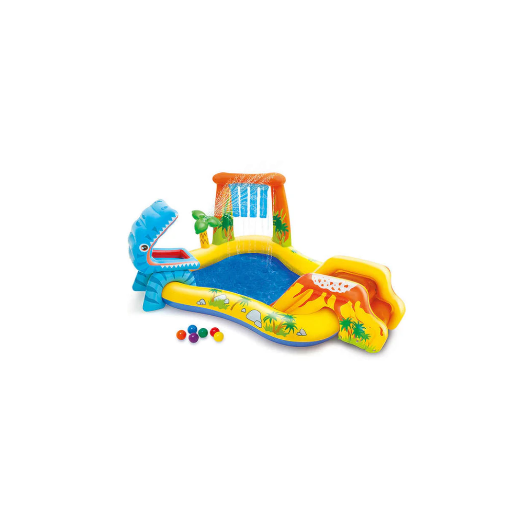 INTEX 57444 INFLATABLE DINOSAUR PLAY CENTER Inflatable Swimming Pool  (Multicolor)