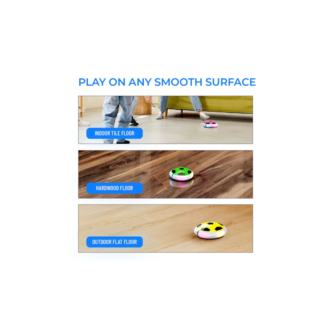 Mirana C-Type USB Rechargeable Hover Football Indoor Hoverball Soccer Blue