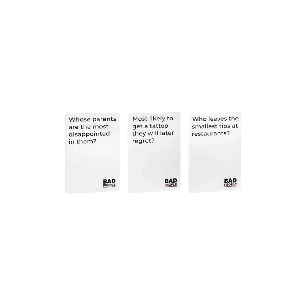 Bad People Party Family Card Game for Adult
