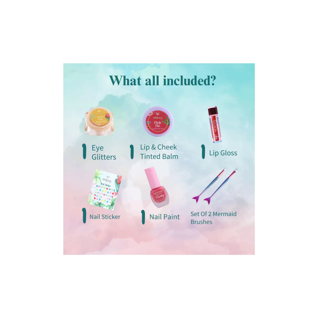 Whimsy Rainbow Sling Bag Beauty Kit Pack of 6