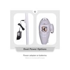 R for Rabbit Lullabies Plus Baby Cradle Auto Swing With Remote Control Grey