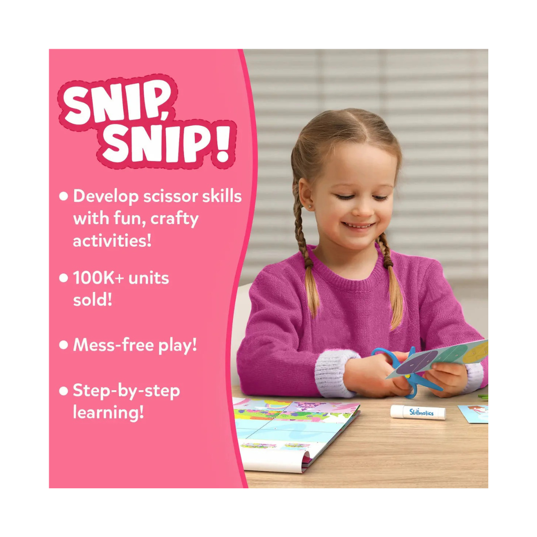 Skillmatics Snip Snip: Unicorns & Princesses Art & Craft Activity Kit