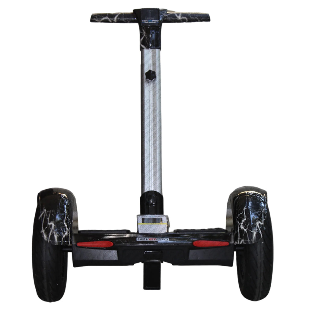 Hoverpro Bluetooth Self-Balancing Scooter with Handle Bar – Black Lightning Design S11+ Miniseg Bolt with Handle Hoverboard