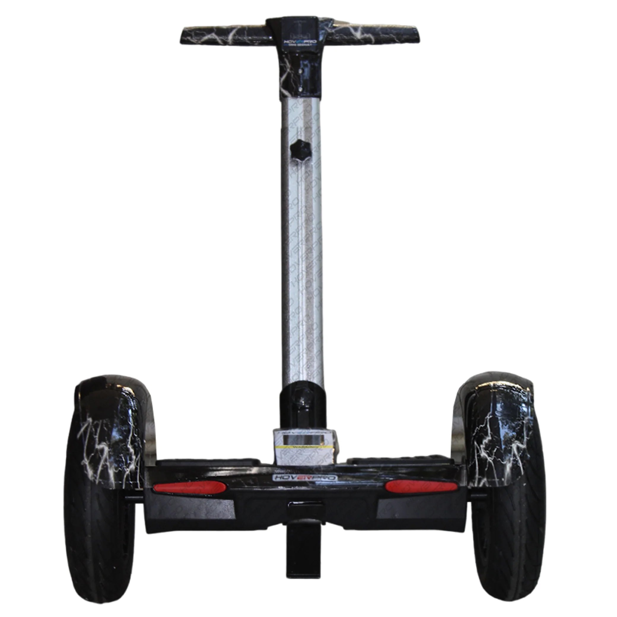 Hoverpro Bluetooth Self-Balancing Scooter with Handle Bar – Black Lightning Design S11+ Miniseg Bolt with Handle Hoverboard