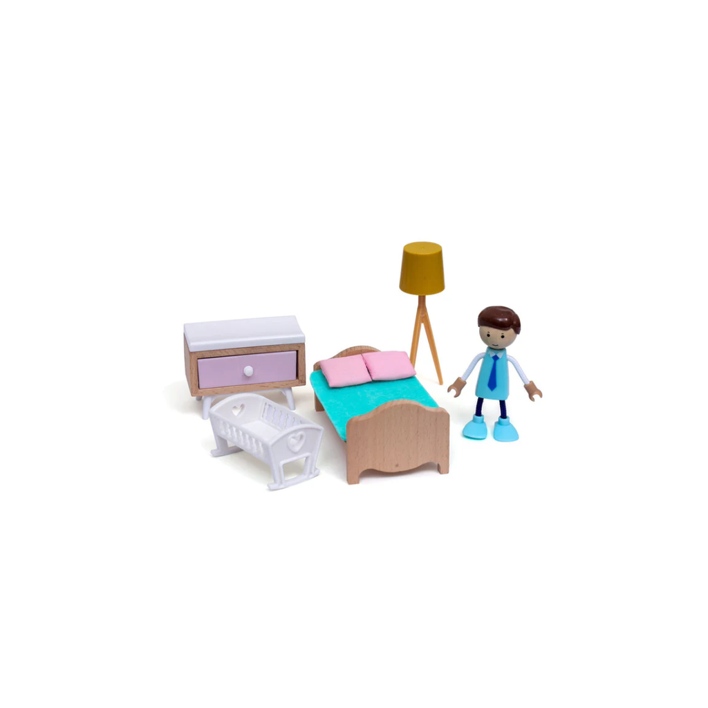 Open Ended Wooden Dollhouse Modern Villa
