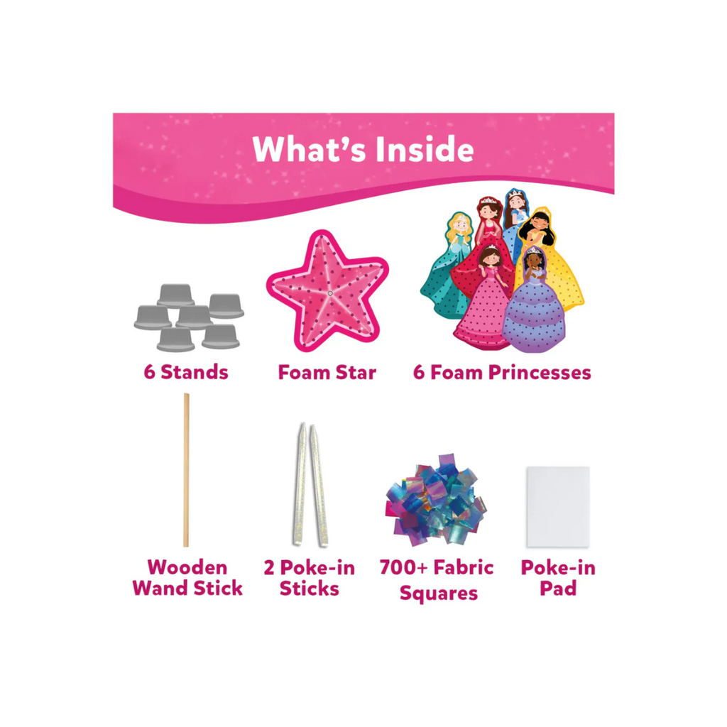 Skillmatics Art & Craft Activity - Poke-in Art Magical Princesses