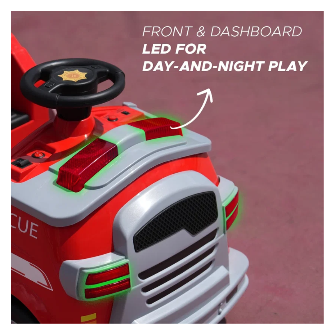 EMotorad Formula Fun Battery Oprated Fire Truck Red