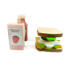 Playblox 'Toasty House' Wooden Breakfast Play Set - Pretend Play