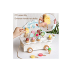 Rainbow Toys Wooden Ice Cream Cart Playset for Kids
