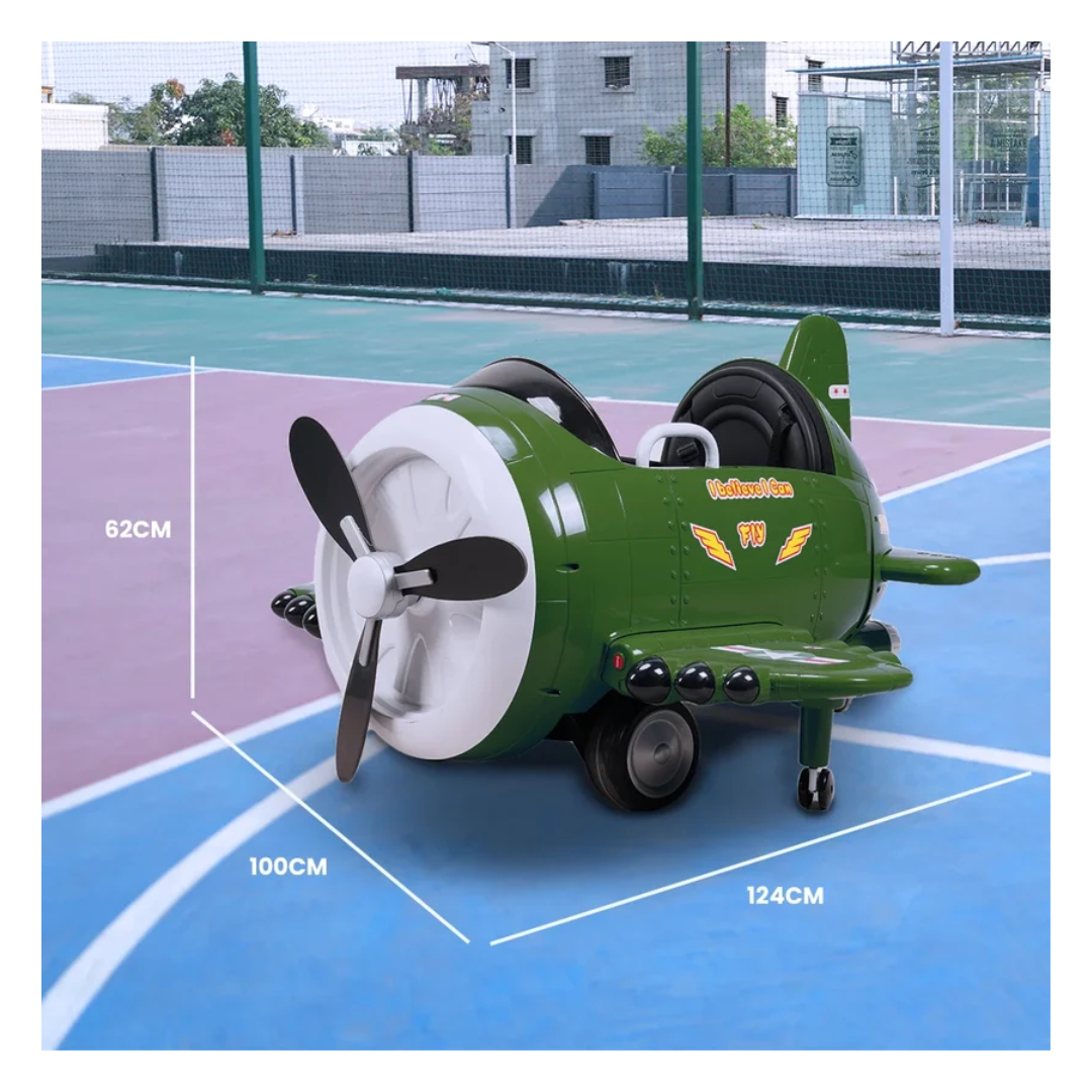 EMotorad Formula Fun Battery Oprated Helicopter Turbo Wing Green
