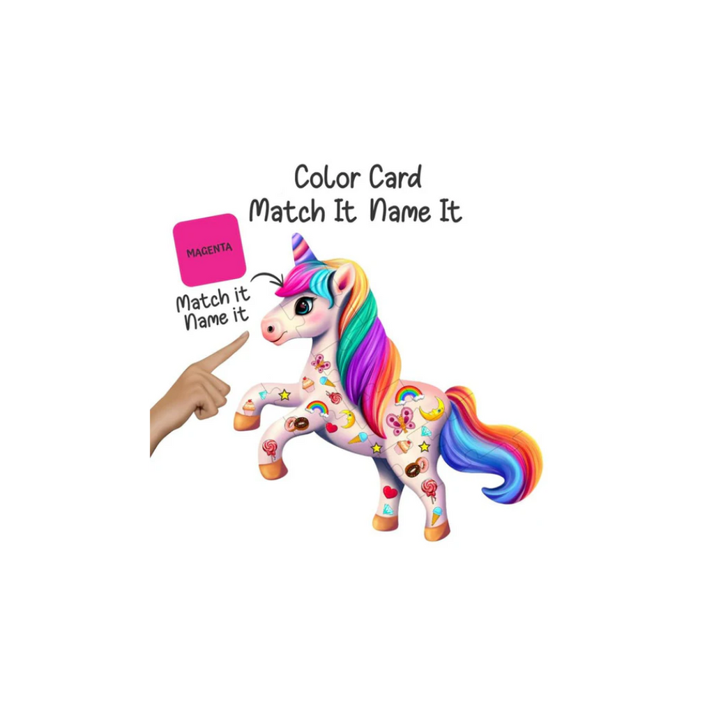 Unik play Shape Puzzle Game Unicorn