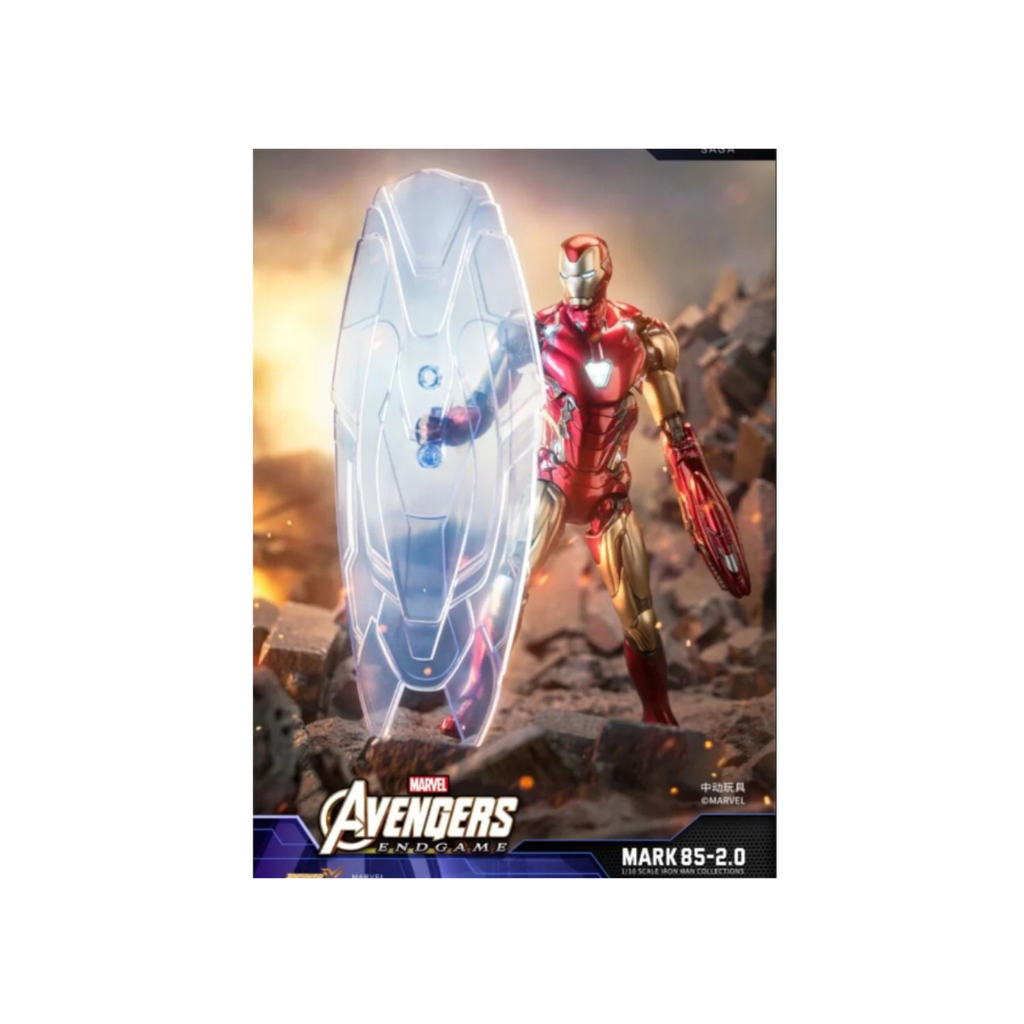 ZD Toys Iron Man MK85 2.0 Version Luminous Ver 7 Inch